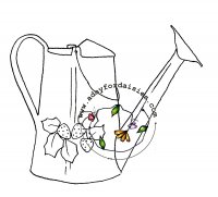 Strawberry Watering Can