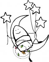 Little Candy Corn Moon