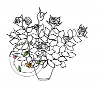 Potted Roses