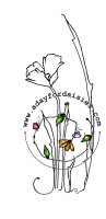 Mucha Style Yellow Poppy Stem