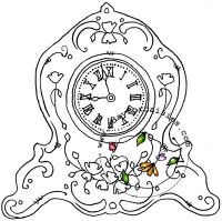 Vintage Flower Clock