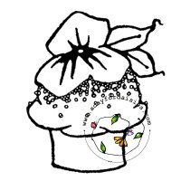 Pansy Cupcake