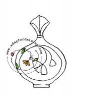 Clover Perfume Bottle