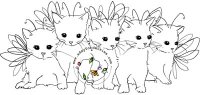 Five Fairy Kitties